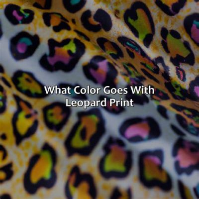 what color goes with leopard print? how about a discussion on the harmony of colors?